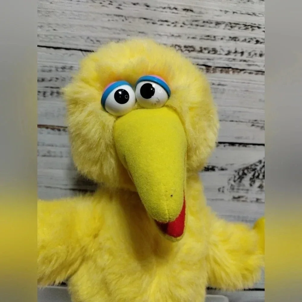 Playskool Sesame Street‎ Big Bird Plush 1986 Vintage 14